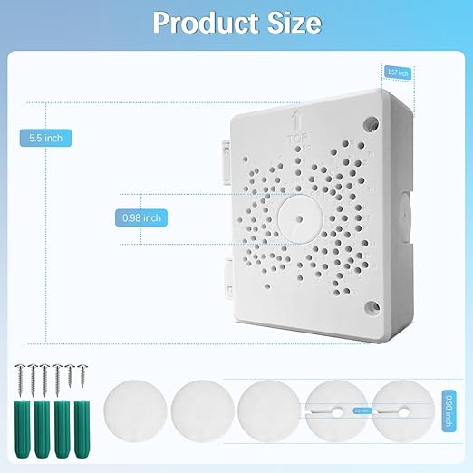【Compatible with PTZ Cameras】 Security Camera Junction Box, Outdoor IP65 Waterproof CCTV Mounting Bracket, ABS Plastic Cable Concealment Box(8 Pack)