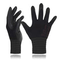 DEX FIT Nitrile Work Gloves FN330, 3D-Comfort Stretchy Fit, Firm Grip, Thin & Lightweight, Touch-Screen Compatible, Durable, Breathable & Cool, Machine Washable; Black S (7) 3 Pairs