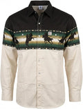 WoahBros FR Shirts for Men, 8oz Midweight Flame Resistant Welding Shirt, 100% Cotton, Pearl Snap Buttons - CAT2/NFPA2112