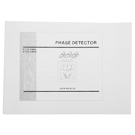 AC 70-1000V Non Phase Sequence Detector Tester Rotation Monitor Magnetic Base Phase Meter with 0.6M Clamp Length ETCR1000C