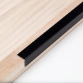 Aluminum Peel and Stick L Molding Corner Guards with 90° Angle for Wall Door Frame Cabinet Baseboard Protection and Decoration, 35.4in x 0.8in (3Pcs)