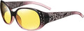 HAOLOTA Night Vision Driving Glasses Women Anti Glare Polarized, Wrap Around Nighttime Safety Glasses UV Protection