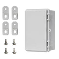 Outdoor Electrical Box IP66 ABS Waterproof Junction Box, Impact Resistant Weatherproof Electrical Enclosure, Ideal for Garden, Garage, Solar and Marine Applications (10.2"x6.2"x5.1")