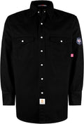 BOCOMAL FR Shirts Flame Resistant 100% C NFPA2112 7.5oz Men's Fire Retardant Welding Shirt