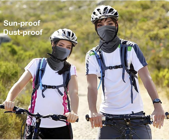 Fishing Neck Gaiter, Sun Protection Face Mask, Cooling Neck Shield Scarf Cycling Balaclava Bandana for Men and Women