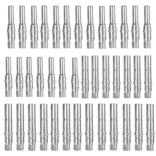 40PCS (20 Pair) MC4-Compatible Solar Connector Kit, 20 Pair Male & Female Pins Connectors for Solar Panel PV System Installation