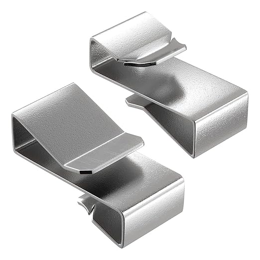 25 PCS 18mm/0.72inch Metal Trailer Wire Clips - Wire Management for Boat, Cargo, Camper, Snowmobile Trailers