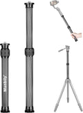 Manbily Carbon Fiber Tripod Extension Pole, 28mm Tube Two-Section Center Column Extension Rod for Tripods