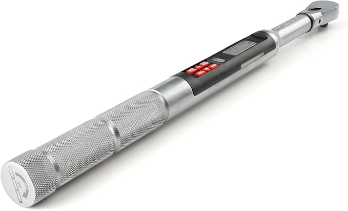TEKTON 3/8 Inch Drive 90-Tooth Flex Head Dual-Direction Electronic Torque Wrench (10-100 ft-lb) | TRQ81122