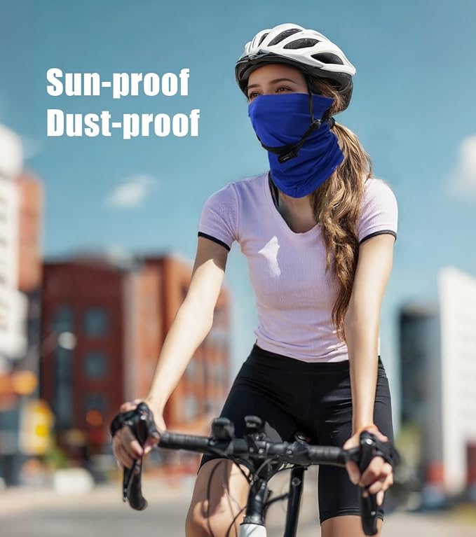 Fishing Neck Gaiter, Sun Protection Face Mask, Cooling Neck Shield Scarf Cycling Balaclava Bandana for Men and Women