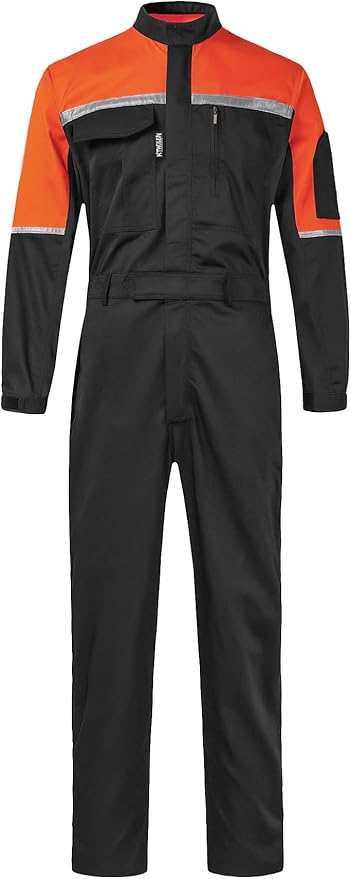 Mens Reflective Coverall Work Mechanics Coverall Work Suit Hi Vis Jumpsuit Bicolor Overalls