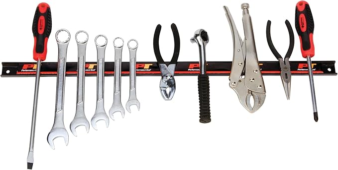 Performance Tool W1281 5 pc. Magnetic Tool Set for Effortless Tool Organization and Retrieval during DIY and Professional Projects