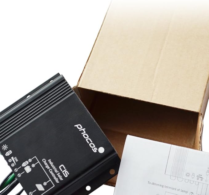 Phocos IP68 20A CIS20 Solar Charge Controller 12/24VDC AutoWork Regulator Off Grid/Solar Light System for Battery Charging
