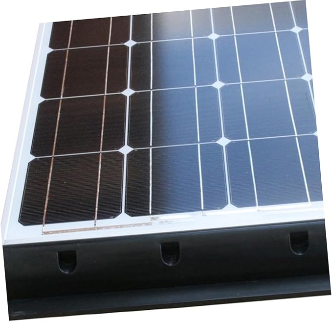 Homoyoyo Lar Panel Rack for Rv Boat 2pcs Waterproof Abs Solar Panel Bracket High Insulati