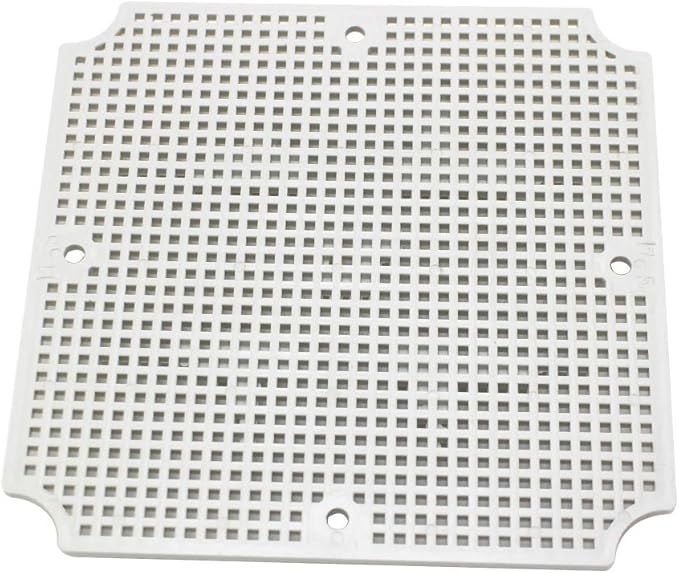 MAKERELE Waterproof Electronic DIY Projects Cable Enclosure Outdoor 6.89”6.89”3.94” (175175100mm) Outside ABS Plastic Electrical Box with 2 NPT 3/8” Glands