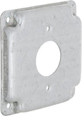 Hubbell-Raco 801C 1 Receptacle 1.406-Inch Diameter 4-Inch Square Exposed Work Cover