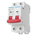 Wengart Wengart DC Miniature Circuit Breaker, 2-Pole 500V 10A, DZ47-63Z Disconnect Switch for Solar PV Systems, RV Battery & Off-Grid Living, 35mm DIN Rail Mount, UL 1077 Standard Design, White