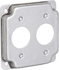 HUBBELL ELECTRICAL PROD 807C 4"W/2 1.40 6 HOLES SQUARE COVER