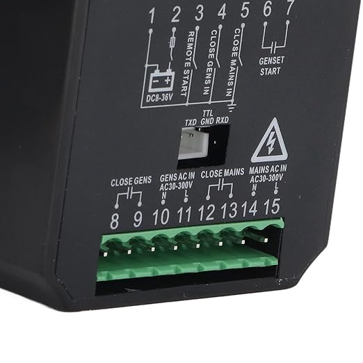 Automatic Transfer Switch ATS Controller IP54 LED Display 30-300V for Reliable Power Transfer and Generator Backup Systems