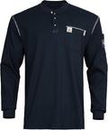 FR Shirts for Men CAT2/HRC2 Flame Resistant Shirts 6.5oz Light Weight Long Sleeve Fire Retardant Shirts