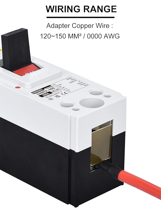 DIHOOL 300 Amp Heavy Duty Battery Disconnect Switch, DC Circuit Breaker for Boat Trolling Motor Marine ATV Trailer