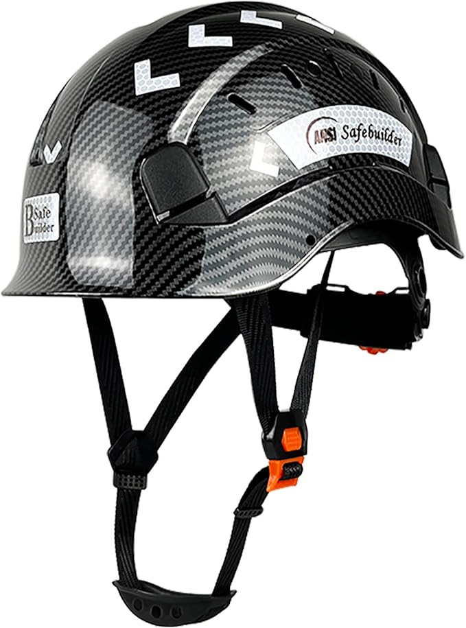 Construction Safety Helmet ABS Hard Hat Adjustable Ventilation System Hardhats Industrial Work Head Protection for Men Certified ANSI/ISEA Z89.1