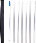 Solar Panel Cleaning Brush Indoor Outdoor Telescopic High Reach Window Cleaning Pole Extendable Cleaner Tool for Roof, Window, Glass, House Siding, Conservatory