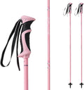Zipline Lollipop 14.0 Graphite Carbon Composite Ski Poles – Lightweight, Durable, All-Mountain – Ergonomic Grip, Vibration Dampening, Ideal for Groomers and Freestyle. Choice of Skiers