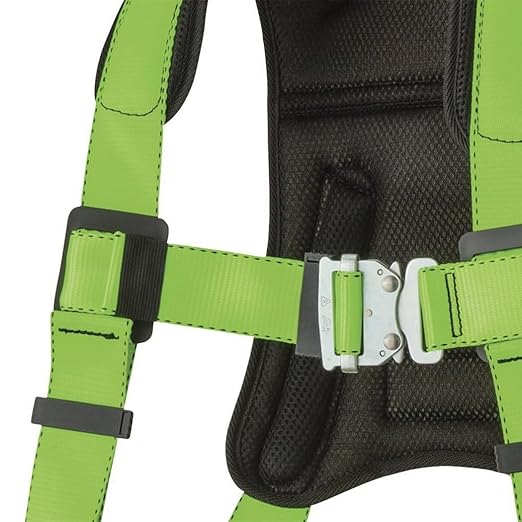 PeakWorks PeakPro Series Safety Harness - Full Body Safety Harness - CSA & ANSI Compliant Fall Protection - 310 lbs Capacity - Universal Size (Multiple Classes & Leg Buckle Types)