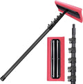 DOBEN Carbon Fiber Snow Roof Rake, 4.7-24FT Extendable Pole, EVA Foam Roof-Safe Head for Gentle Snow Removal, for Roofs, Solar Panels, RVs & Cars