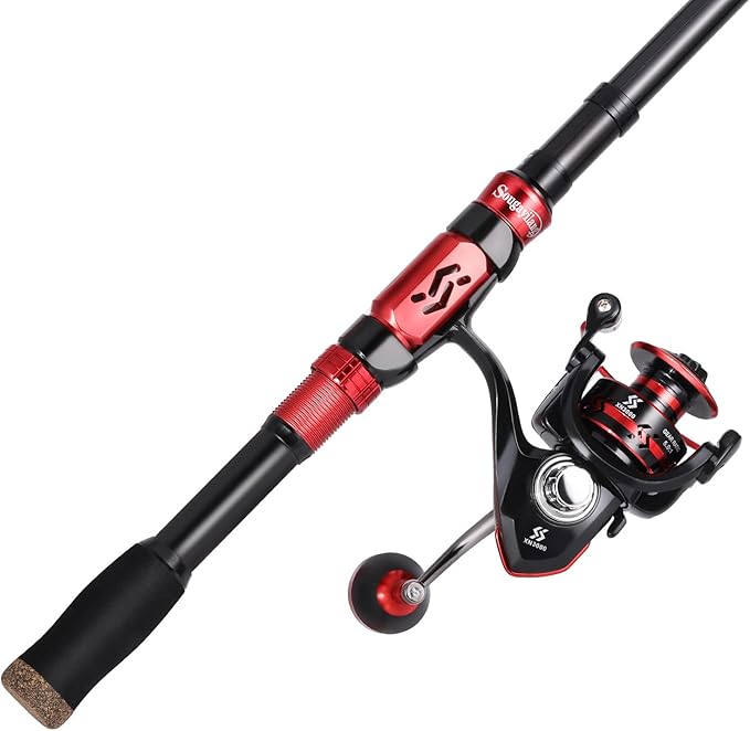 Sougayilang Fishing Rod and Reel Combo Set with Telescopic Fishing Pole Fishing Accessories and Carrier Bag for Saltwater Freshwater