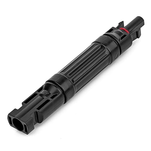 1000V PV Fuse Connector IP68 Waterproof Dustproof in-line Fuse Holder, Male and Female Solar Plug with 1 Fuse (20A Fuse Connector)