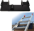 Gutter Guard Ladder Stabilizer, Non-Slip Ladder Helper for Gutters and Roof Access Safety, Adjustable Width Range Stabilizer-Ladder Helper, 1 Pack (Black)