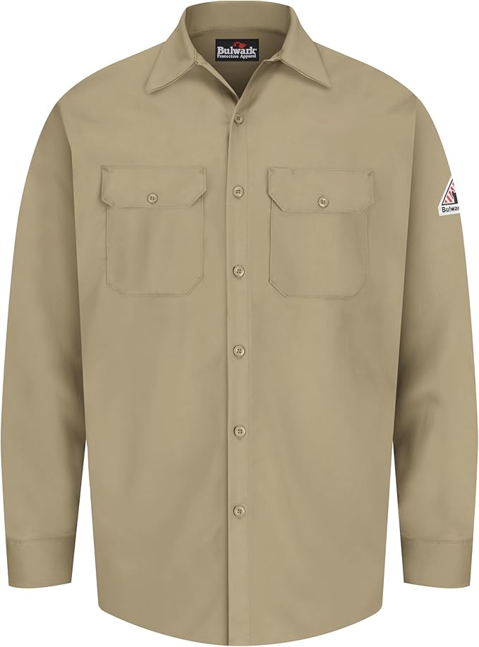 Bulwark FR Unisex Adult Flame Resistant Cotton Work Shirt