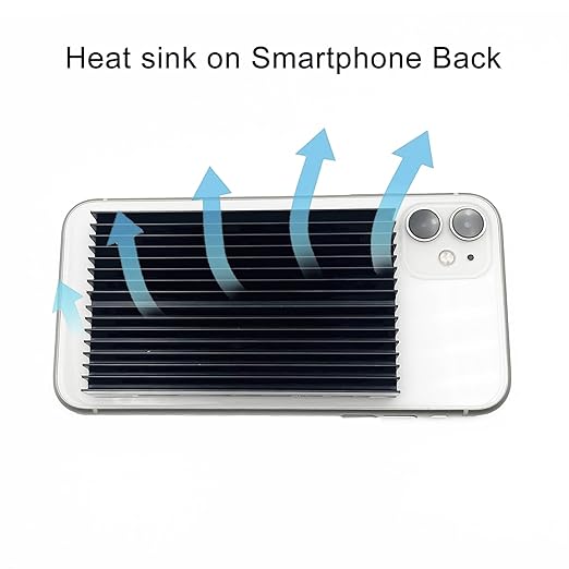 2Pcs Aluminum Heatsink Kit 100x60x10mm/ 3.94“x2.36“x0.39“ inch + Thermal Conductive Adhesive Tape Cooler Heat Sink for Cooling SSD Smartphones Routers Hard Drives LED Panel (16 Pins)