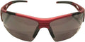The Jackson Bifocal Safety Reading Sunglasses, Red/Smoke Lens + 3.00