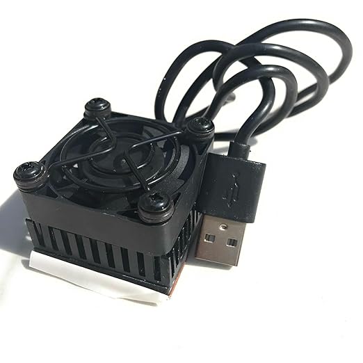Easycargo 40mm Heatsink Fan, 40mm USB Fan Heatsink + Thermal Conductive Adhesive Tape