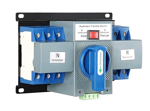 JONASC 220V 63A 3P Dual Power Automatic Transfer Switch Generator Changeover Switch 50Hz/60Hz