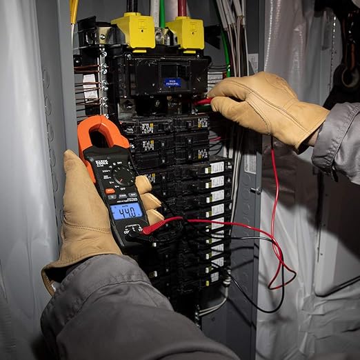 Klein Tools CL120 Digital Clamp Meter, Auto-Ranging 400 Amp AC, AC/DC Voltage, Resistance, Continuity, Non-Contact Voltage Tester Detection