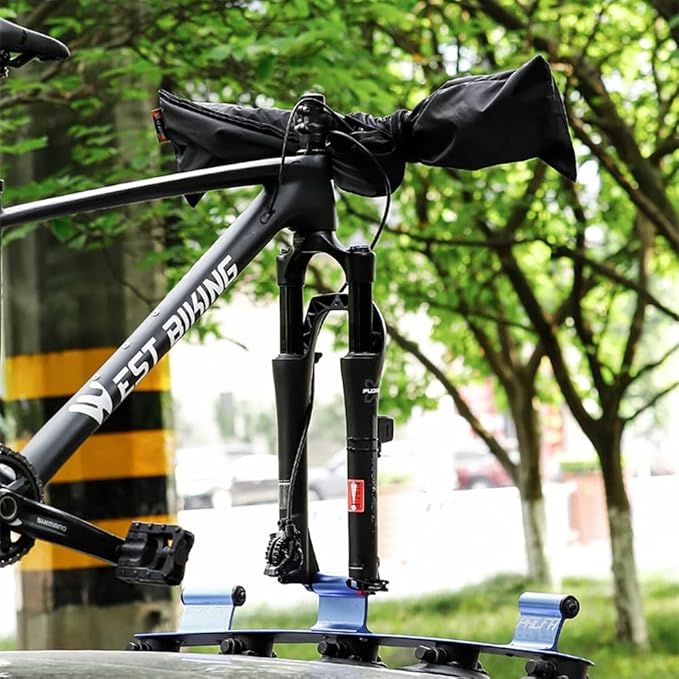 Lixada Bike Handlebar Protector Cover Dustproof Waterproof Handle Bar Cover Universal E-Bike Handlebar Cover Handle Bar Maintenance Cover for Road Bike Cycling Equipment