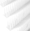 OFFO Bird Spikes Pigeon Outdoor Spikes for Cat Keep Birds Raccoon Woodpecker Away Covers 2.6 Feet(0.8m), Frosted White