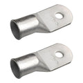SELTERM 2pcs 4/0 AWG (XL) 5/16" Stud Tinned Copper Wire Lugs,Battery Lugs,Ring Terminals, Battery Cable Ends, 0000 Gauge Ring Terminal Connectors,UL Marine Grade Electrical Battery Terminal Connectors