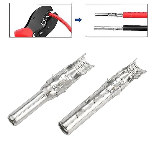 40PCS (20 Pair) MC4-Compatible Solar Connector Kit, 20 Pair Male & Female Pins Connectors for Solar Panel PV System Installation