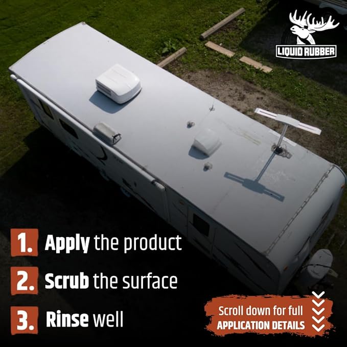 Liquid Rubber RV Smart Cleaner - Restores and Revitalizes RVs and Campers, 1 Gallon