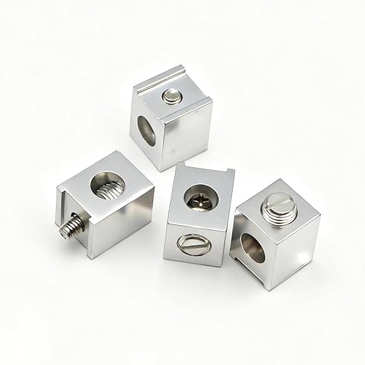 4-2/0 Breaker Ground Lugs, 4-Pack Aluminum Neutral Ground Bonding Plug Kit for Electrical Panel, Grounding Bars & Load Centers