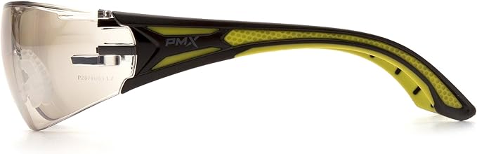 Pyramex Endeavor Plus Safety Glass Black/Gray Frame With Foam Padding Clear H2MAX Anti-fog Lens