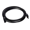 Renogy Solar Panel Extension Cable with Female and Male Connector Waterproof Wire Adaptor, 1.5Ft 12AWG, 1 Piece, Black
