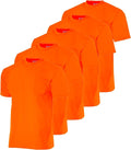 JORESTECH Pack of 5 Short Sleeve T-Shirts: The Ultimate Blend of Moisture-Wicking and Fast-Drying Comfort for All-Day Use