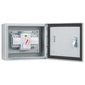 125 Amp 3P Dual Power Automatic Transfer Switch, 120/240V Generator Changeover Switch, with Metal Electrical Box for Outdoor and Indoor