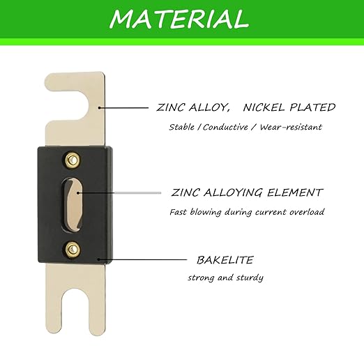 ANL Fuse Holder - 80 Amp Fuse, 0/2/4 Gauge AWG in-Line Holder